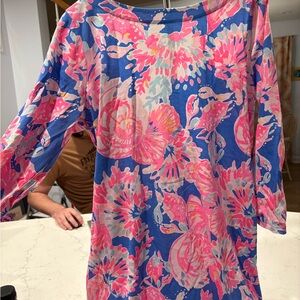 Lilly Pulitzer Pink and Blue Sea Creature